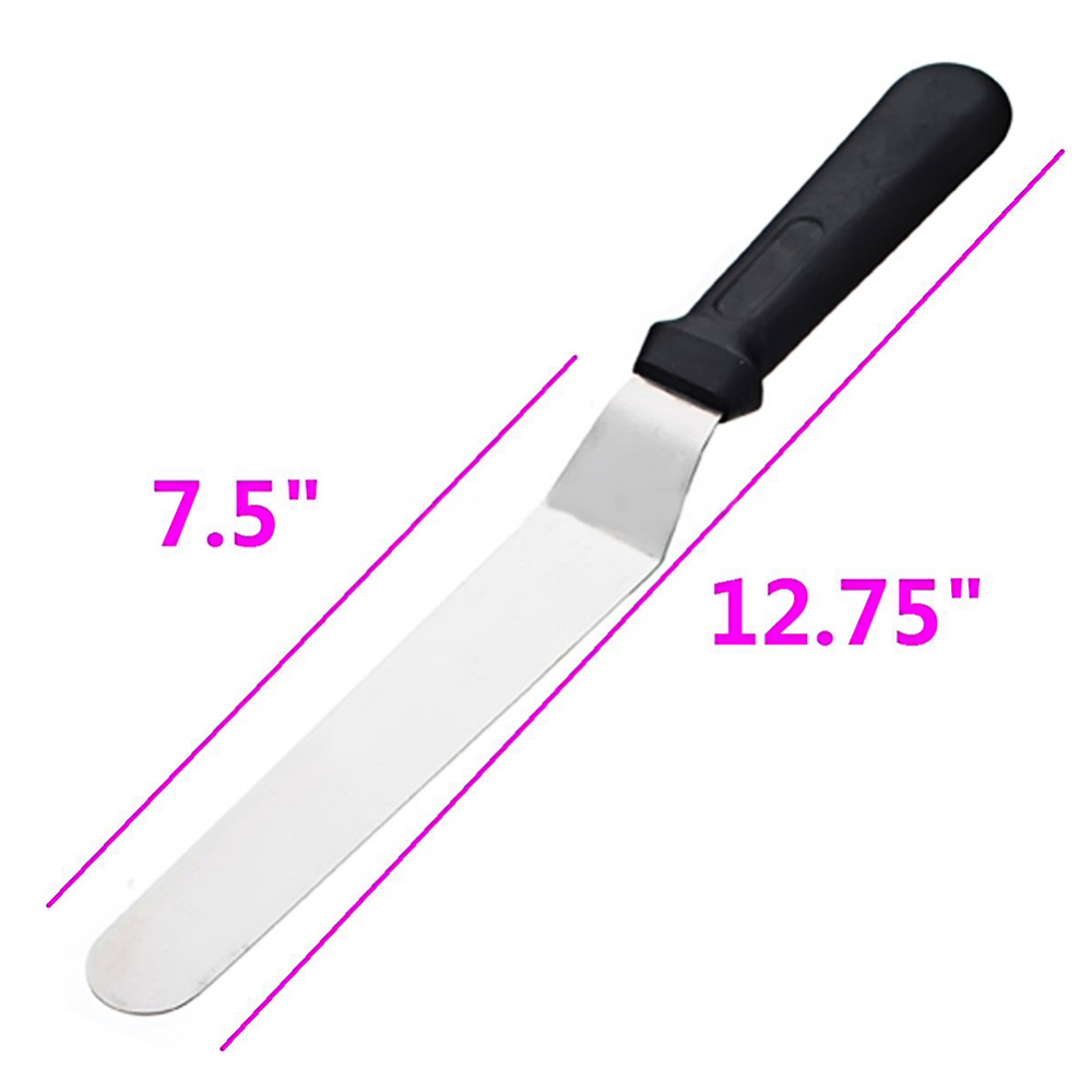 stainless steel butter cake cream knife spatula smoother icing frosting spreader fondant pastry cake decorating diy tool