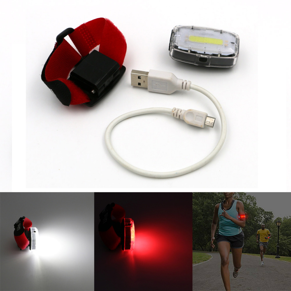 super brightness 3led safety lights with clips wristband light for runners kids biking walking