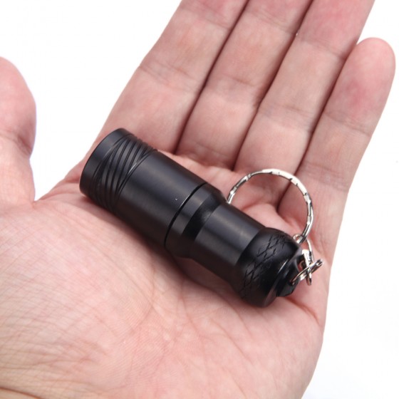 super mini flashlight xm-l t6 led torch light keychain flashlight use 16340/cr123 edc led light for night light camping