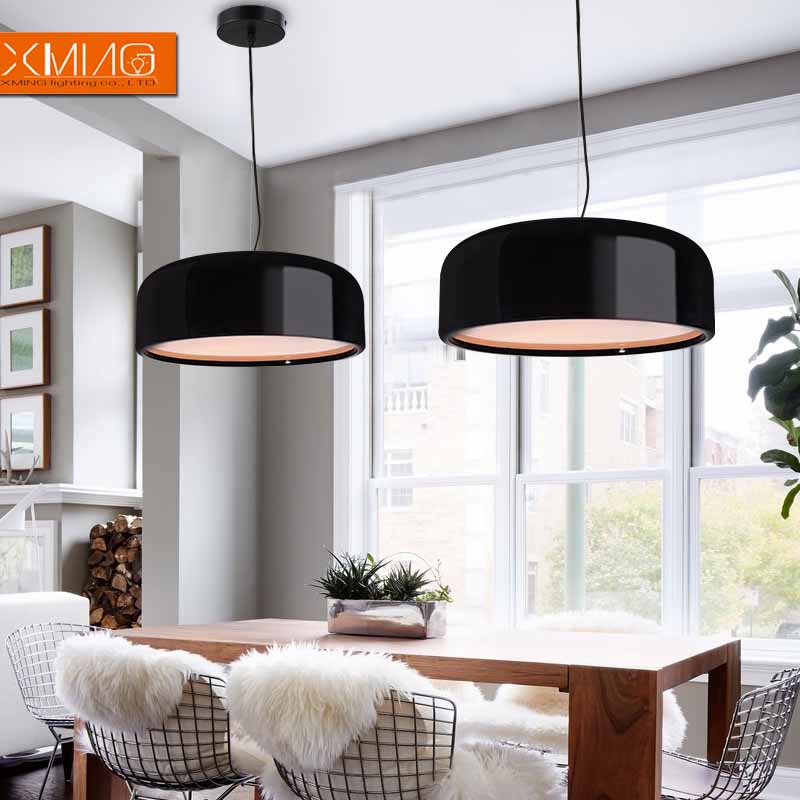 vintage pendant lights fixtures black acrylic metal lamp shades hanging lamp for dining room bedroom