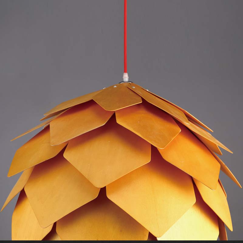 wooden pendant light fixture wood lamp designer hanging lamp holder for dining living bedroom decor lights