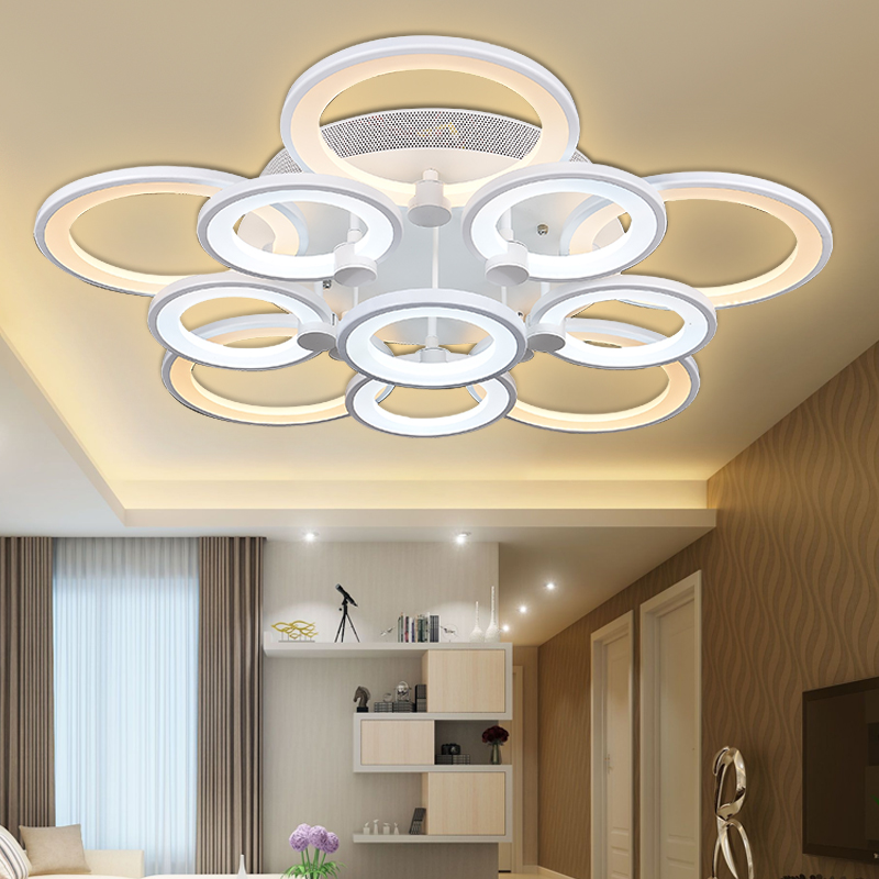 2016 thick acrylic modern led ceiling lights lamp for living room bedroom abajur home decoration ceiling lamp lamparas de techo