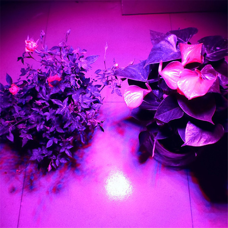 54w horticultural led grow light full spectrum e27 grow lamp, provide illumination for seedlings, flowers & vegs in grow tent