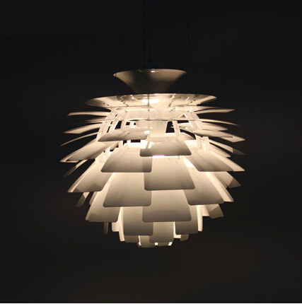 bulb 38cm villa restaurant els creative aluminum lighting ph5 pinecone pendant light
