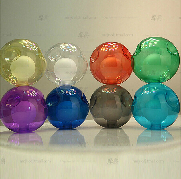 bulb ly 12cm middle size creative colorful glass ball bubble ball double cover glass ball children room pendant light
