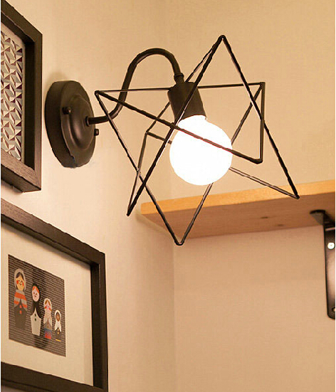bulb ly new european creative modern minimalist geometric wall lamp lampara de pared geometrica