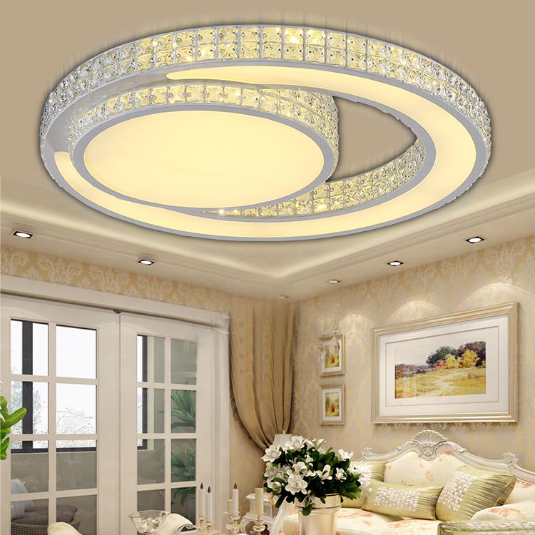 crystal modern led ceiling lights for living room bedroom home indoor decoration led ceiling lamp lighting light fixtures