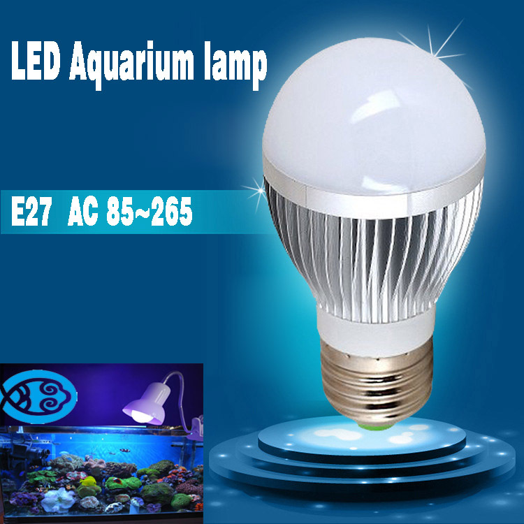 led aquarium lamp e27 / 10w,14w bulbs for provide fish tank illumination and aquatic plants grow lights