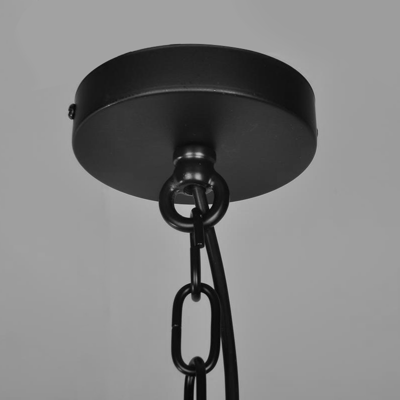 loft lamp vintage pendant light led light balck iron metal cage lampshade warehouse style lighting light fixture