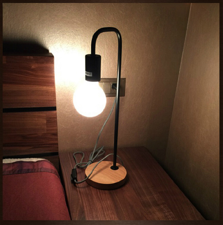 loft vintage desk lamp with 3 colors traditional american countryside wooden edison table lamps nordic metal table fixtures
