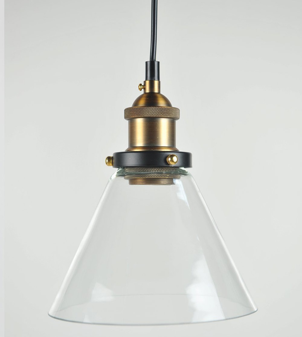 modern glass pendant lights with e27 metal lampholder dia 7.2 inch northern europe simple warm loft edison pendant lamps