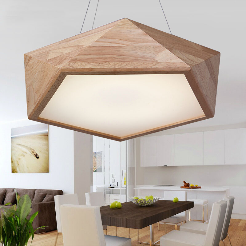 oak modern led ceiling lights for dining room bedroom living room deckenleuchten wooden led ceiling lamp fixtures abajur