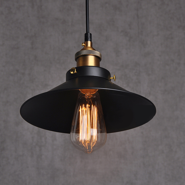 pendant lights dia24*12cm american industrial loft pendant lamp for dining room home decoration fixtures