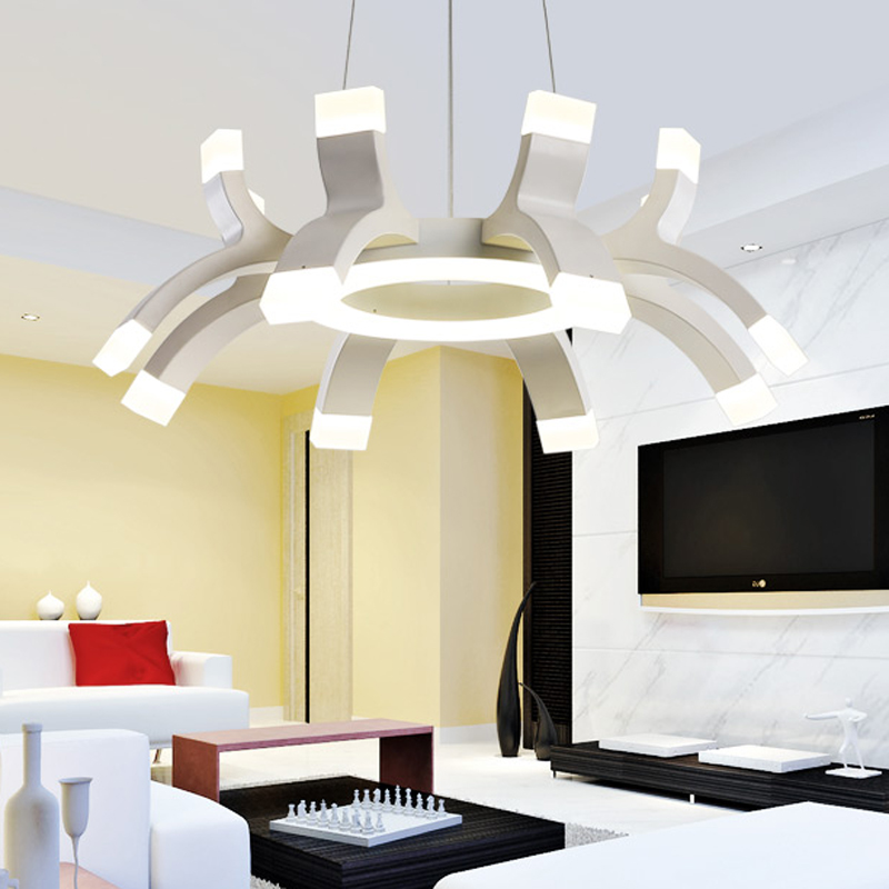 personality modern led pendant lights lamp for living dining room restaurant ac 85-265v lustres de sala lighting light fixtures
