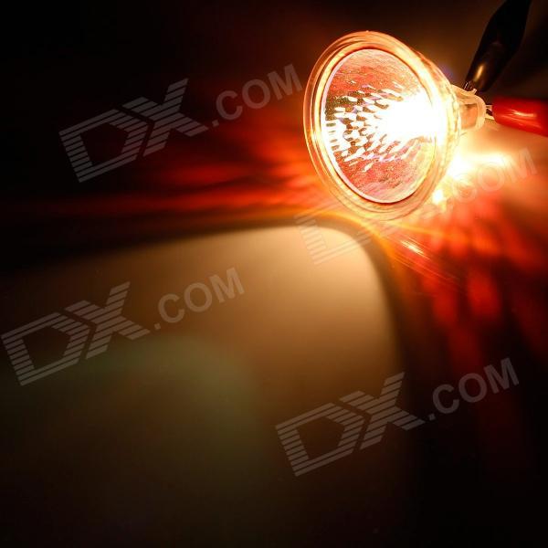 10pcs mr16 12v 35w 80lm 3200k warm white halogen light bulb globe lamps jc type