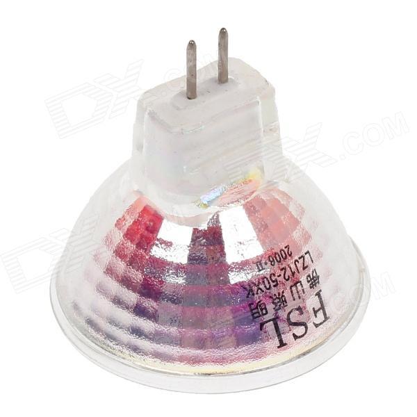 10pcs mr16 12v 50w 100lm 3200k warm white halogen light bulb globe lamps jc type