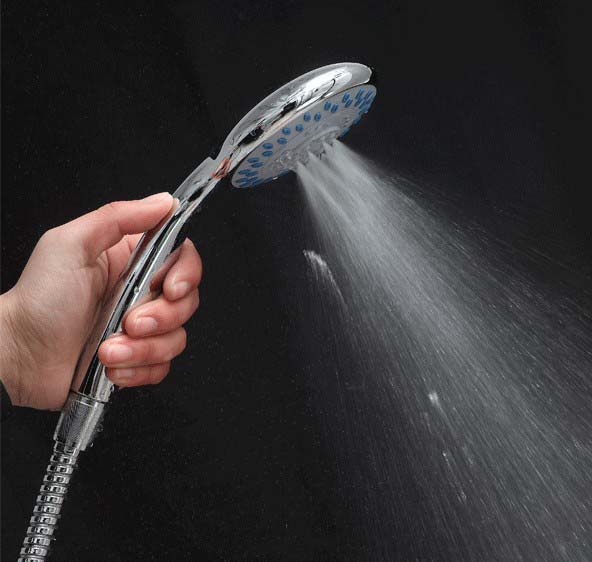 abs plastic douche shower head, shower power - Click Image to Close