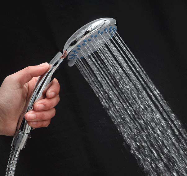 abs plastic douche shower head, shower power - Click Image to Close