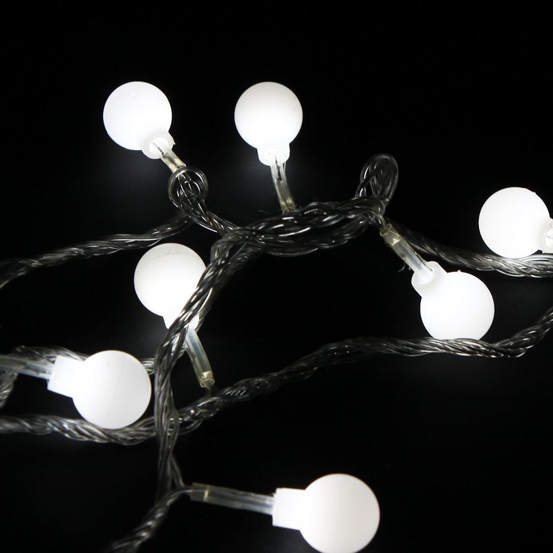 10m ac110/220v 50 white led strings light fairy christmas lights decoration holiday wedding party outdoor - Click Image to Close