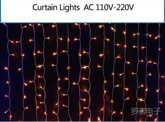 2mx2m led curtain string light ,cristmas christmas lights decoration holiday party