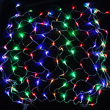 4pcs 1.5mx1.5m ac110/220v led net string light ,crisrmas christmas lights decoration holiday party outdoor