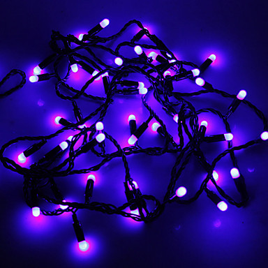 4pcs rgb led string light fairy christmas lights cristmas decoration holiday party outdoor ,5m ac110v/220v 50-leds