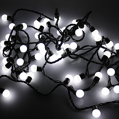 cotton ball led string light fairy christmas lights decoration holiday party ,5m ac110v/220v
