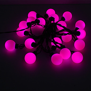 cutton ball red led string light fairy christmas lights cristmas decoration holiday party ,5m ac110v/220v 20-leds