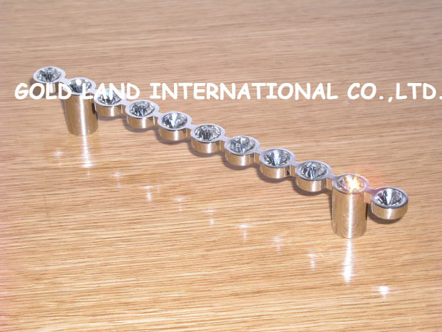 128mm k9 crystal glass drawer pull handle furniture handles/ wardrobe door handle