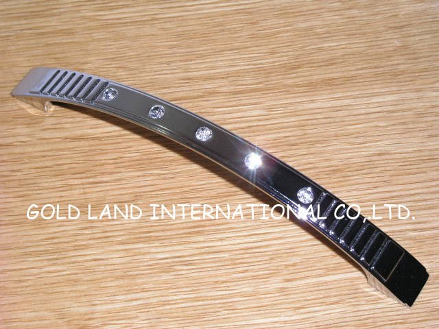 128mm k9 crystal glass furniture handle/kitchen furniture handles