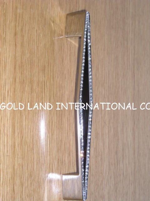 160mm crystal glass furniture door handle/bedroom furniture handle