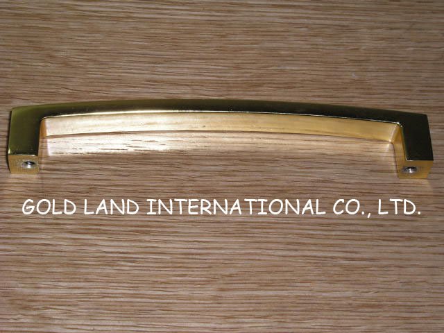 96mm crystal glass golden color furniture cabinet handle