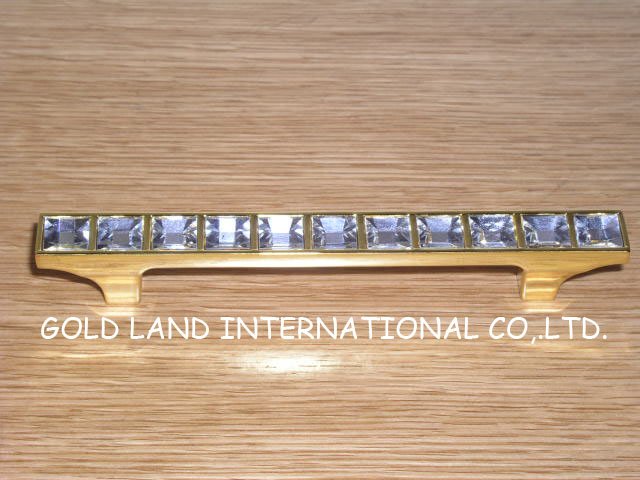 96mm k9 crystal glass zinc alloy furniture cabinet drawer handle