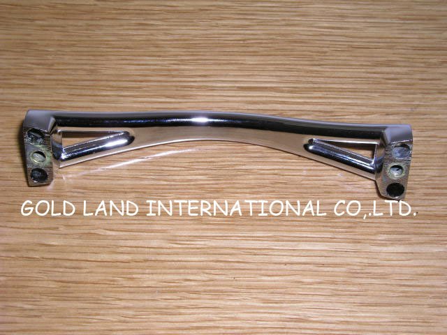 96mm zinc alloy crystal glass modern handle / wardrobe cupboard handle - Click Image to Close