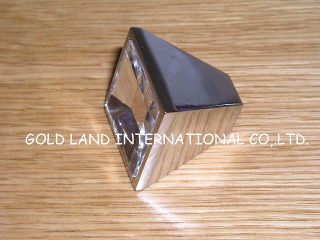 l30xw30xh28mm 50pcs/lot crystal glass furniture knob/drawer knobs/cabinet knob