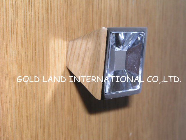 l30xw30xh28mm 50pcs/lot crystal glass furniture knob/drawer knobs/cabinet knob