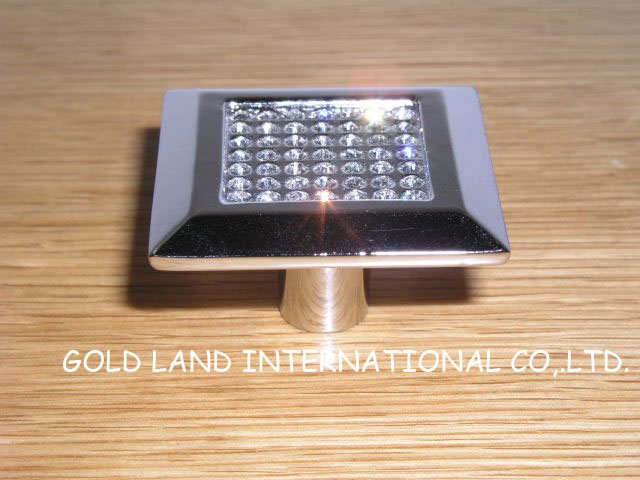 l40xw40xh22mm k9 crystal glass cabinet knob
