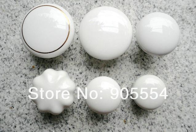 d24xh20mm ceramics cabinet knobs drawer wardrobe knob