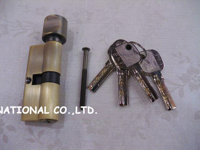 72mm 2pcs handles with lock body+keys crystal glass door lock/gate lock bedroom door lock