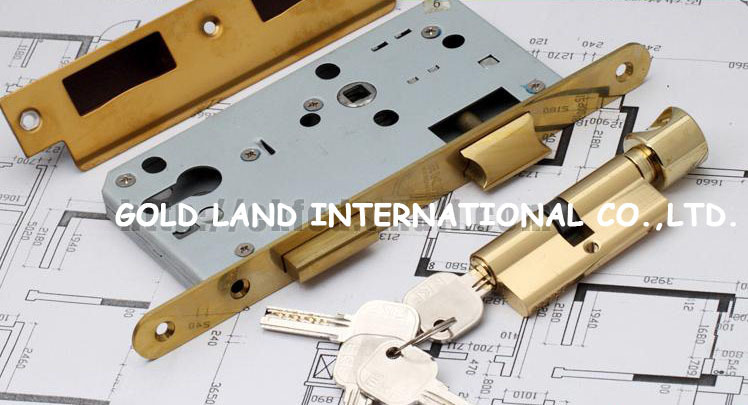 72mm 2pcs handles with lock body+keys crystal glass european-style deluxe exterior door lock/of handle door locks