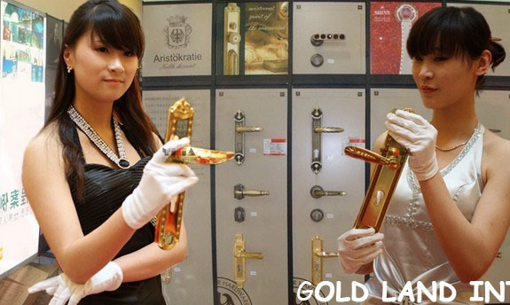 72mm 2pcs handles with lock body+keys crystal glass hgh quality handle door klock suitable for gte and villa gate