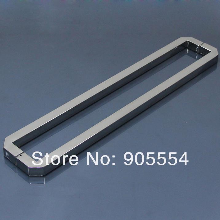 1200mm chrome color 2pcs/lot 304 stainless steel shower door handle - Click Image to Close