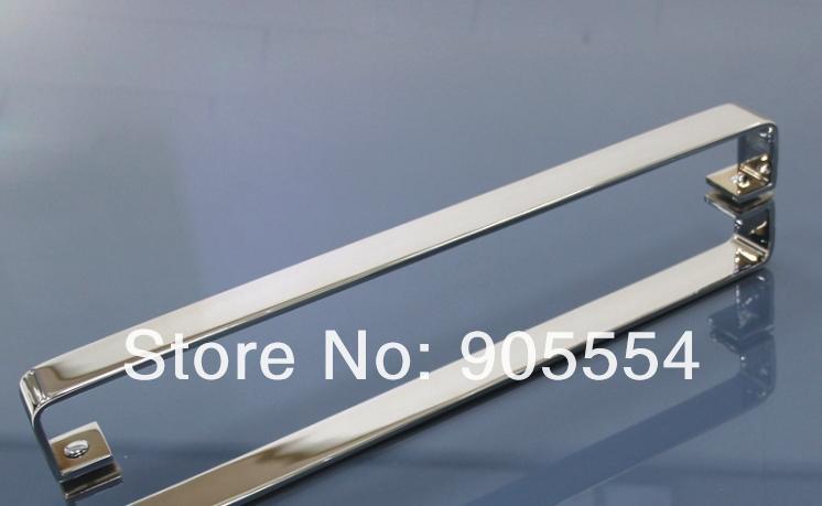 500mm chrome color 2pcs/lot 304 stainless steel bathroom glass door handle