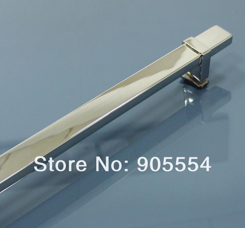 600mm chrome color 2pcs/lot 304 stainless steel bathroom handles door pull glass door handle
