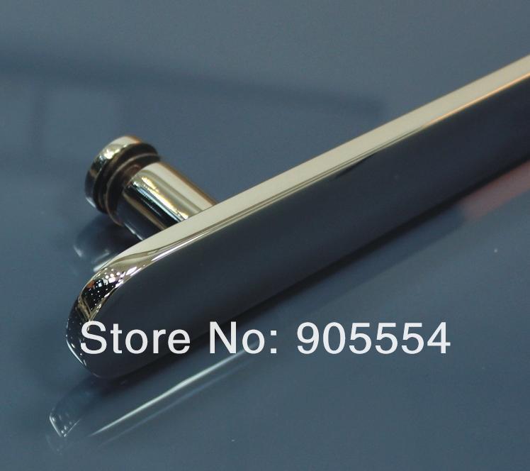 700mm chrome color 2pcs/lot solid 304 stainless steel dresser glass handle