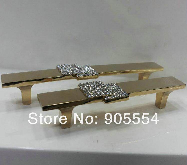 128mm crystal glass furniture handle furniture hardware cabinet handles