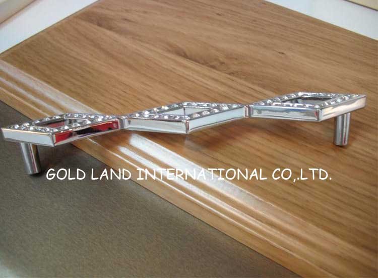 160mm k9 crystal glass furniture handle/bedroom handle