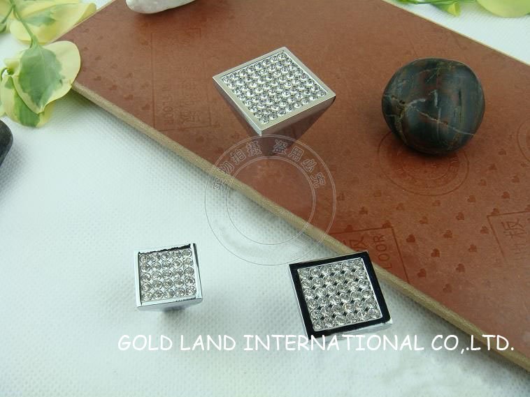 l20mmxh18mm haplopore square zinc alloy kitchen cabinet knob