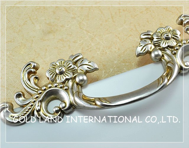 45mm l111xw30xh21mm silver cabinet handle/wardrobe handle european antique handle