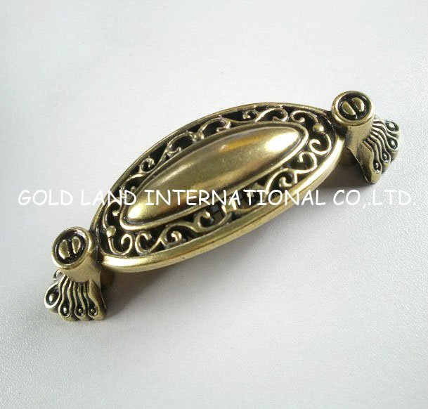 96mm bronze-colored zinc alloy drawer handle and furniture handle